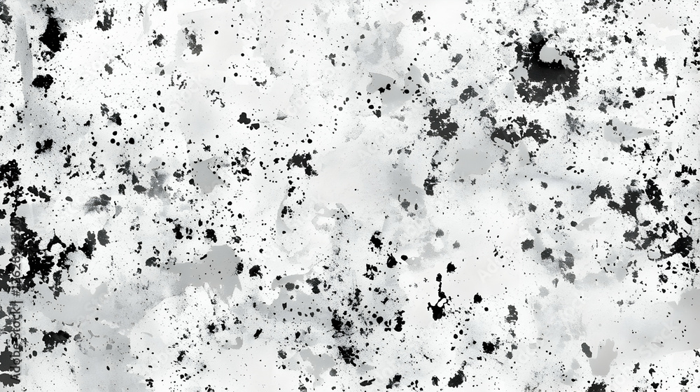 Abstract monochrome background with ink splatters and textures, ideal for creative designs Abstract monochrome background with ink splatters and textures, ideal for creative designs