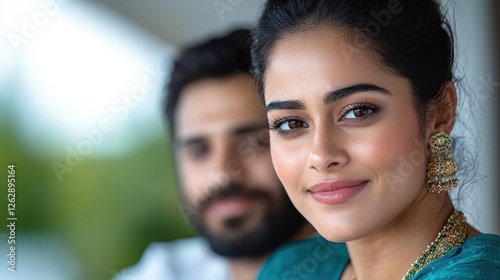 A caring compassionate Indian woman leaning in towards her offended client or coworker offering empathy photo