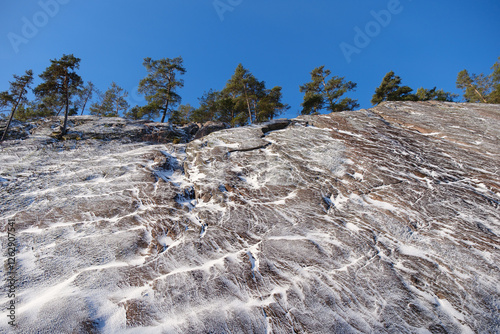 Trollegata gorge near Mariannelund in Småland, Sweden