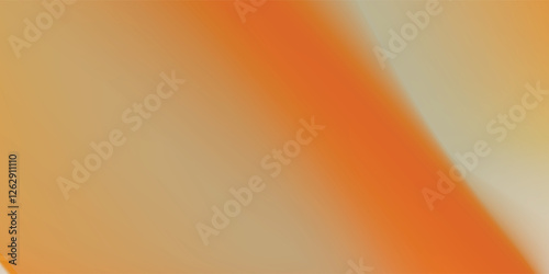 3d abstract autumn studio room background. Orange, brown dark gradient empty wall backdrop. Back ground horizontal mockup product season presentation. vector smooth light