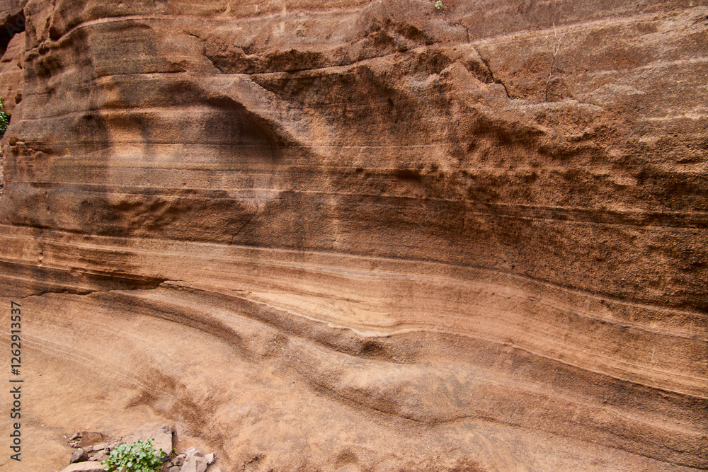 Naklejka premium Canyon auf Gran Canaria. Barranco de las Vacas