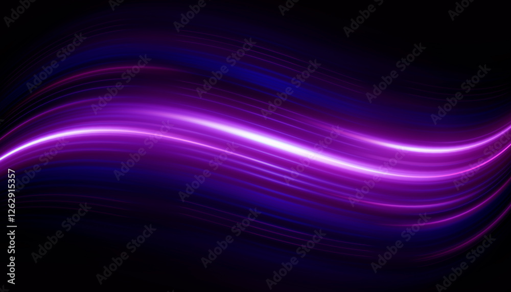 Fototapeta premium Abstract neon background. Sound Wave Design Element.