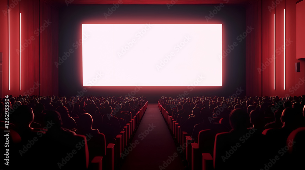 Fototapeta premium Immersed in the World of Cinema