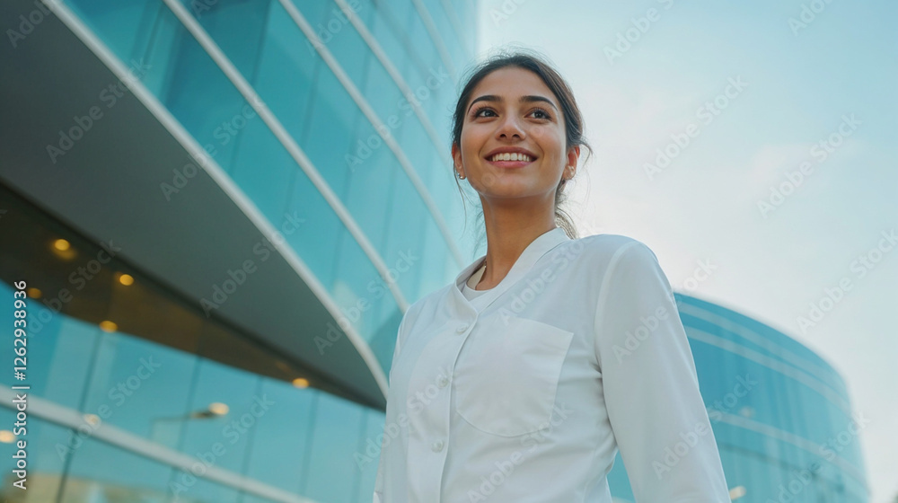 Radiant Smile, Modern Dentistry: A Portrait of an Indian Dentist generative ai Radiant Smile, Modern Dentistry: A Portrait of an Indian Dentist generative ai