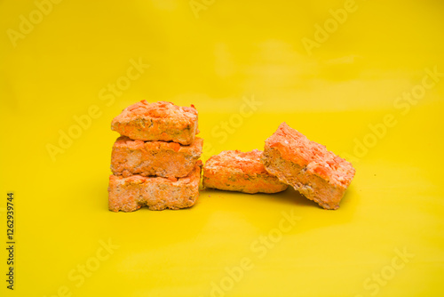 Oncom, a food made from oncom mold Neurospora sitophila or N. intermedia