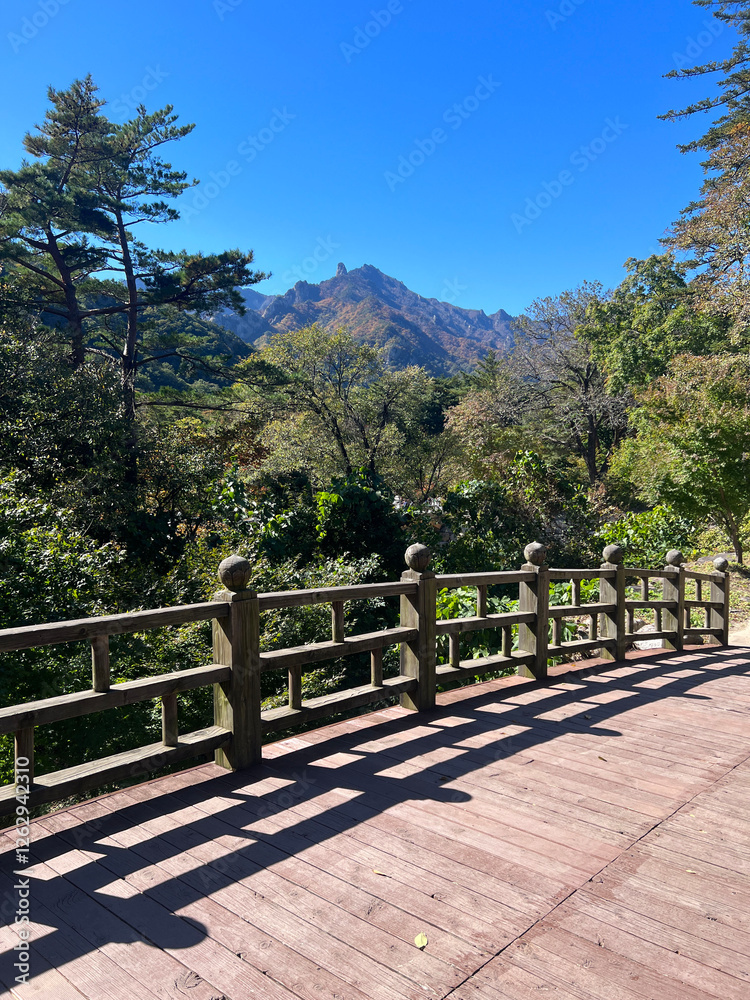 Mountain range at Seoraksan national park