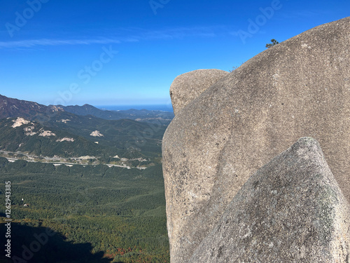 Obraz na płótnie Mountain range at Seoraksan national park w salonie
