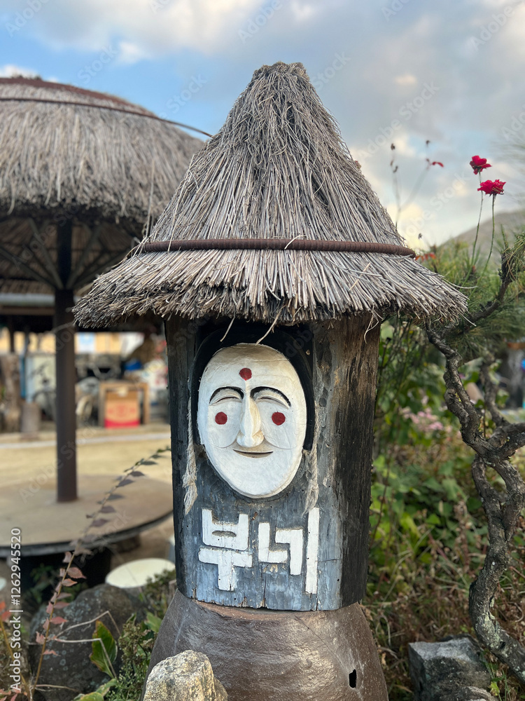 Mask at Andong Hahoe Folk Village
