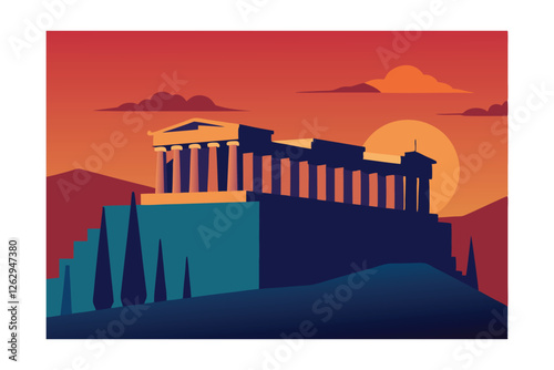 vector illustration of a city landscape
