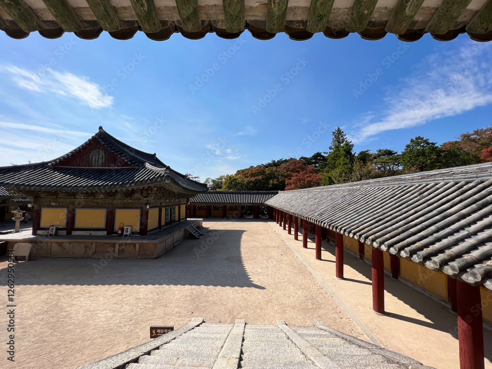 Bulguksa Buddhist temple in Gyeongju