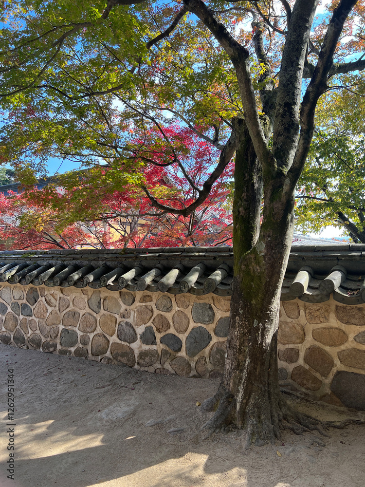 Bulguksa Buddhist temple in Gyeongju, South Korea