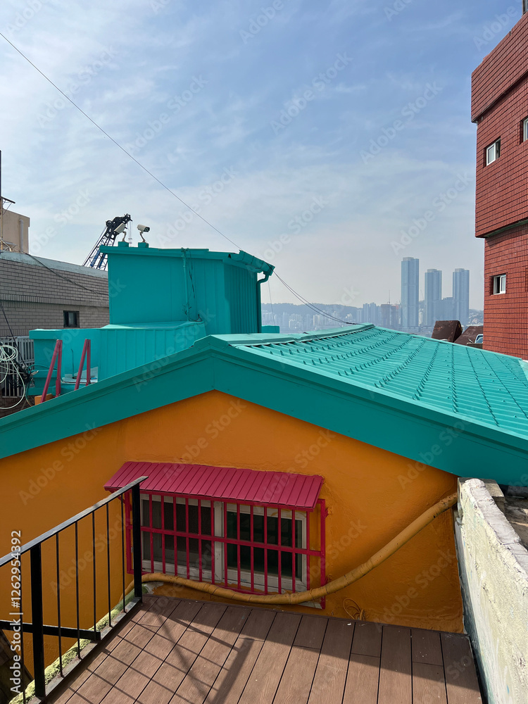 Huinnyeoul Culture Village in Busan South Korea