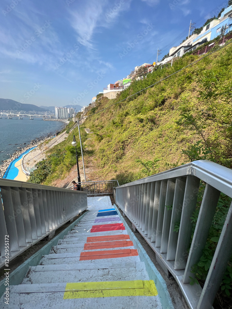 Coastal walk in Huinnyeoul Culture Village