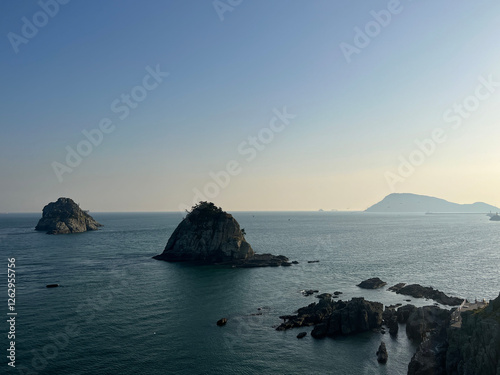 Coastal Scenery around Oryukdo Skywalk