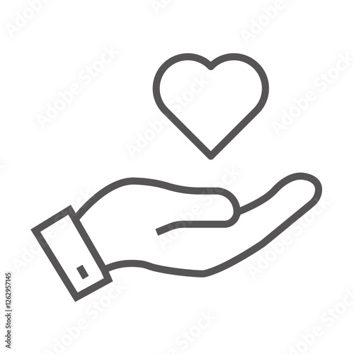 Giving Hands Icon Design