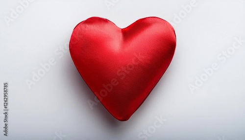 red heart on a wooden background