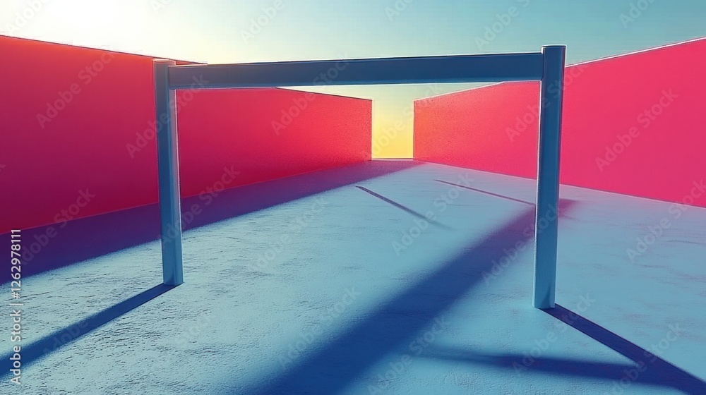 Overcoming Challenges in Life and Career - A Man Facing Hurdles Overcoming Challenges in Life and Career - A Man Facing Hurdles
