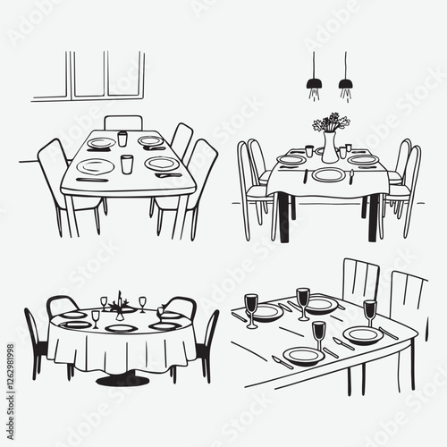 Dining table furniture