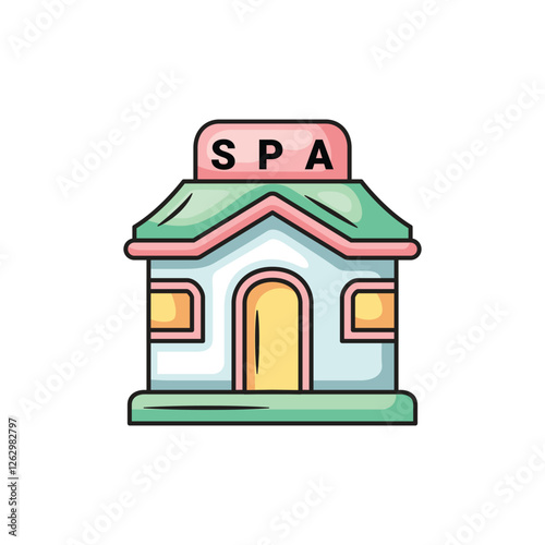 Icon design home spa. Vector design