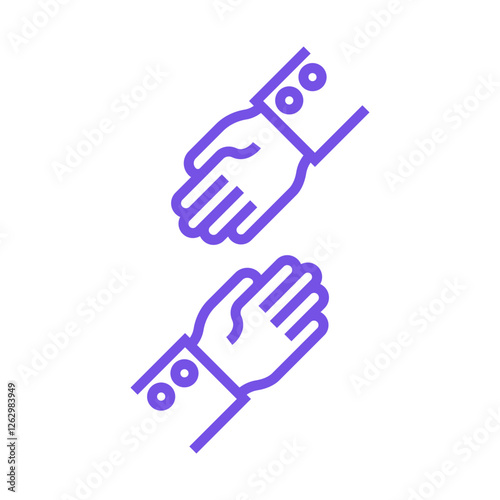 Hands Helping Icon Design