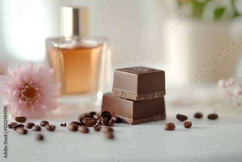 Chocolate, coffee and perfume indulgence photo