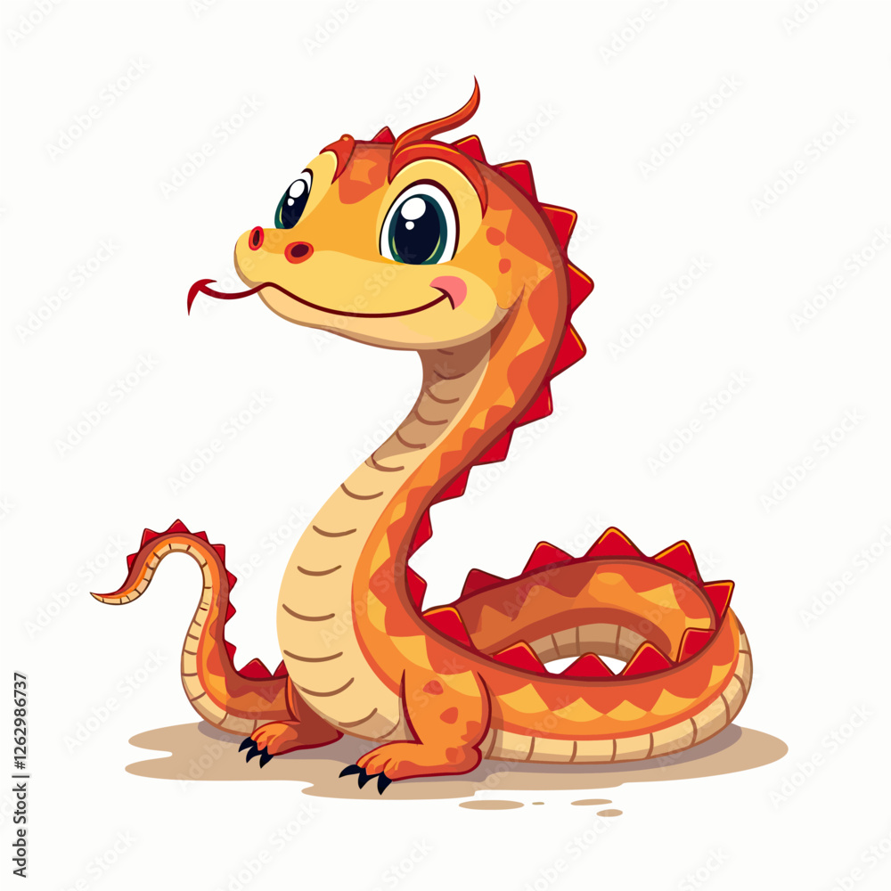 Obraz premium cute snake (2)