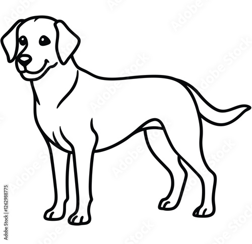 The swift fabled dog icon on black and white background vector image logo art silhouette tattoo design illustration