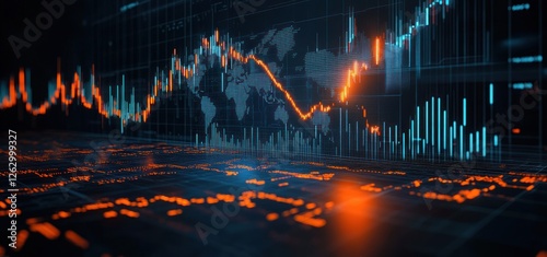 Investment Growth Financial Graph Economic Strategy Trading Funds Profit Success