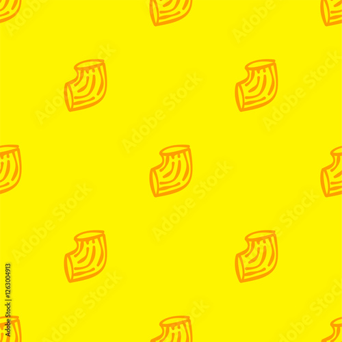 Macaroni Pasta Pattern background. Seamless Pattern Macaroni background. pasta pattern background.