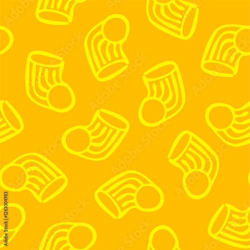 Macaroni Pasta Pattern background. Seamless Pattern Macaroni background. pasta pattern background.