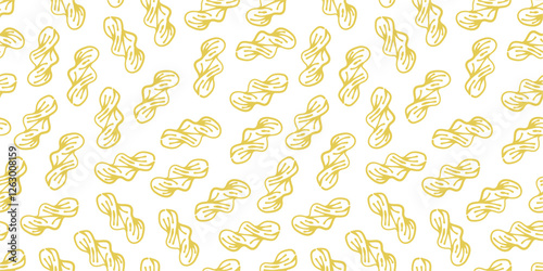 Macaroni Pasta Pattern background. Seamless Pattern Macaroni background. pasta pattern background.