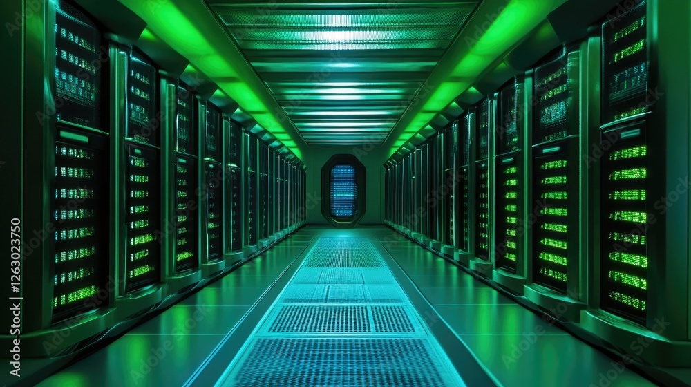 Digital Servers in a Futuristic Setting Digital Servers in a Futuristic Setting