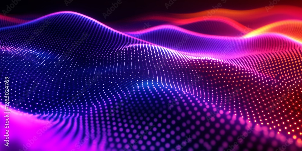 Vibrant abstract background featuring glowing data nodes arranged along a structured digital grid, creating a lively and technical atmosphere for innovative presentations and designs Vibrant abstract background featuring glowing data nodes arranged along a structured digital grid, creating a lively and technical atmosphere for innovative presentations and designs