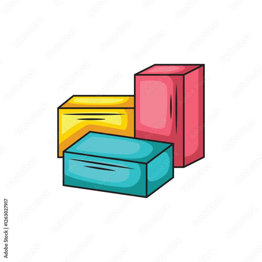 Yoga brick icon illustration design. Vector design Yoga brick icon illustration design. Vector design