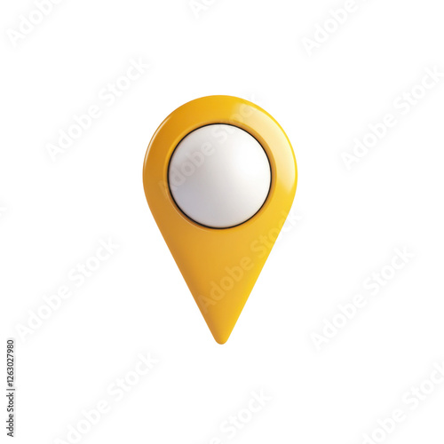 Bright Yellow Location Marker Icon on a Clean Background for Navigation and Mapping Applications Free Download Bright Yellow Location Marker Icon on a Clean Background for Navigation and Mapping Applications - GFXLoad