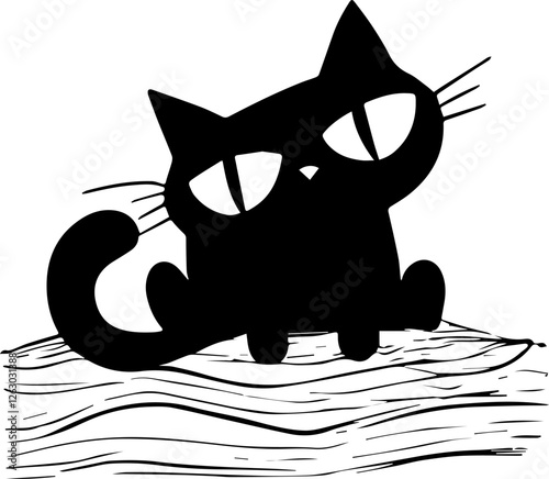 cat, animal, kitten, vector, cartoon, pet, 