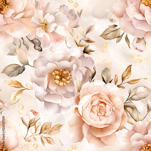 Pastel Floral Pattern Design