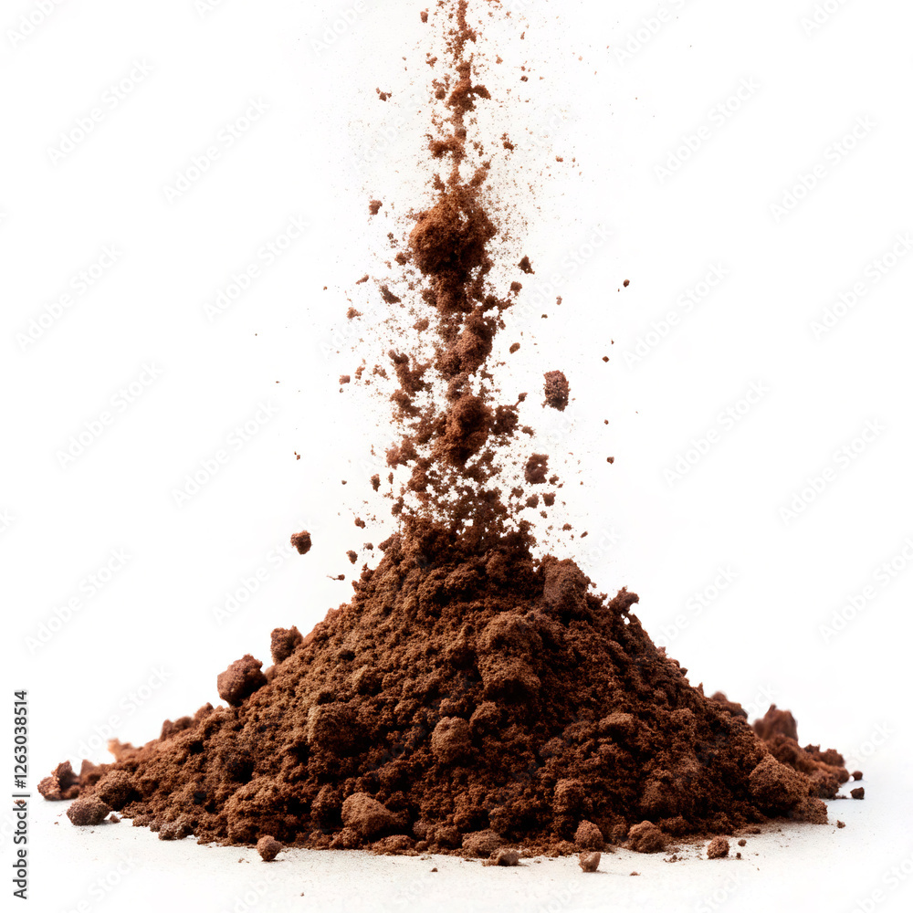 soil isolated on white4 soil isolated on white4