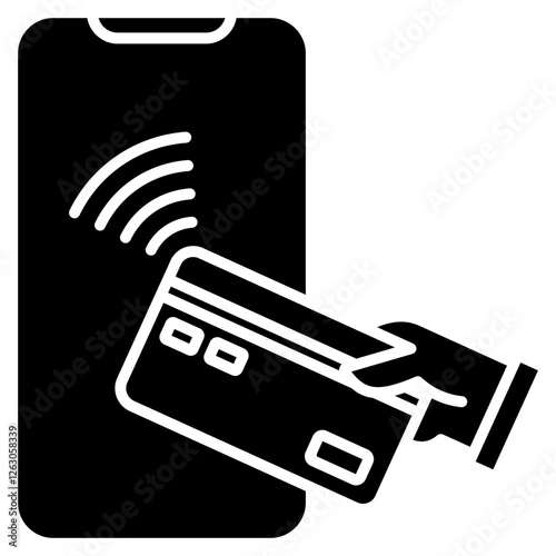 Contactless transaction icon	