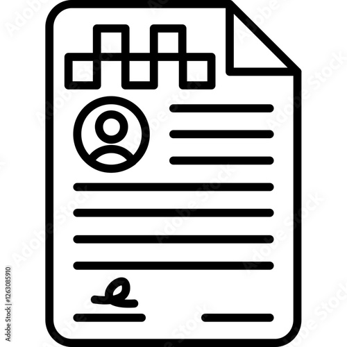 Driving License Icon