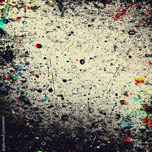 The Beauty of Contrast and Color: Layered Squares, Gradients, and Texture Variations in a 3D Design