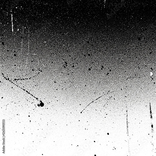 Contrasting Textures and Opacities: A 3D Abstract Composition with Geometric Squares in Black and White