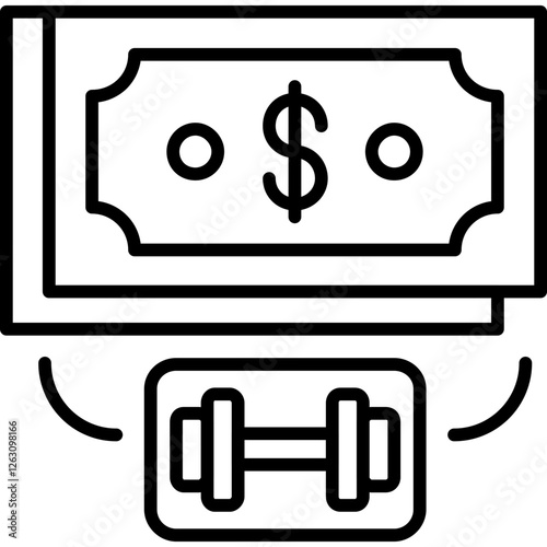 Gym Fee Icon