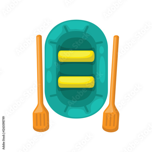Rubber boat icon design. Vector design