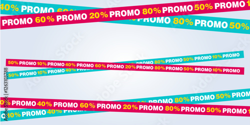 Bannière bandeau offre promotion vente soldes