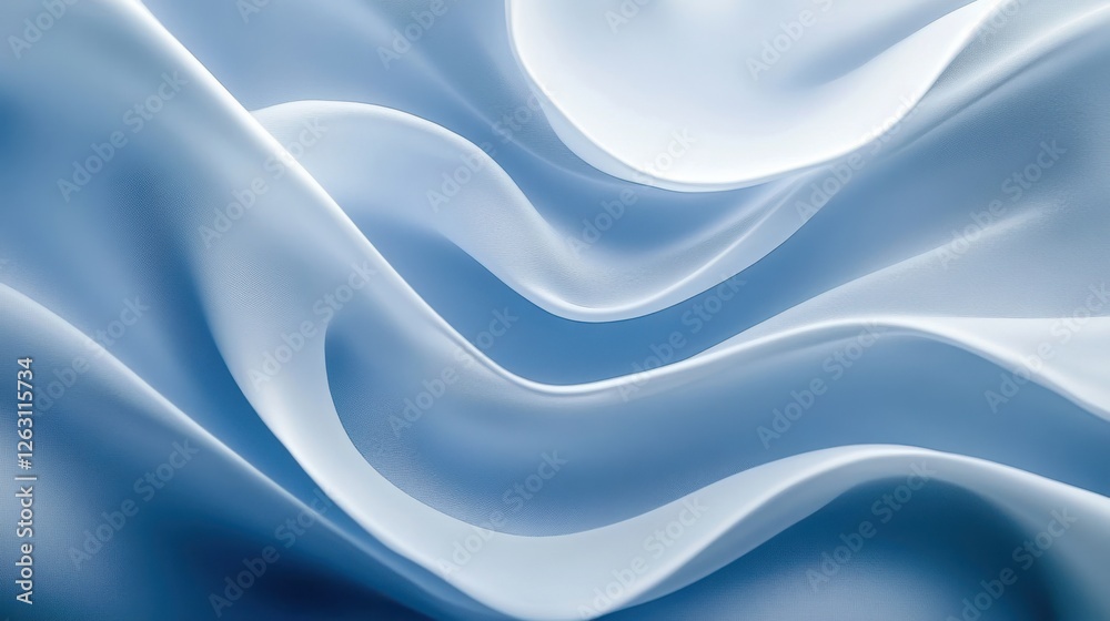 Obraz premium Abstract Liquid Wave Folds in Rich Satin Texture