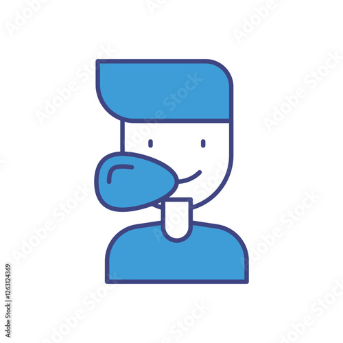 Chewing Gum icon vector stock illustration