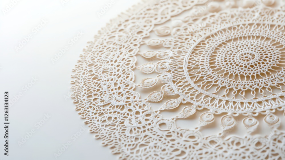 Intricate Nowruz-Themed Doily Design