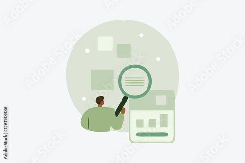  Vector illustration. Control systems ensure efficient and precise management processes in various industries The computer lab metaphor inspires creativity and exploration in engineering Vector illust