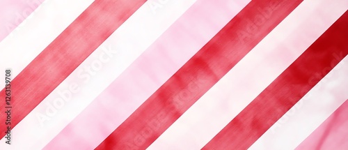 Delicate pink and red stripes in diagonal pattern Valentine's day Background